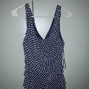 Express tank with polka dots and hearts.  Size Medium